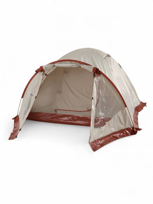 Палатка туристическая 3-местная maclay katun ume cool 3,   345×210×130 см, трекинговая, двухслойная, с тамбуром, бежевая